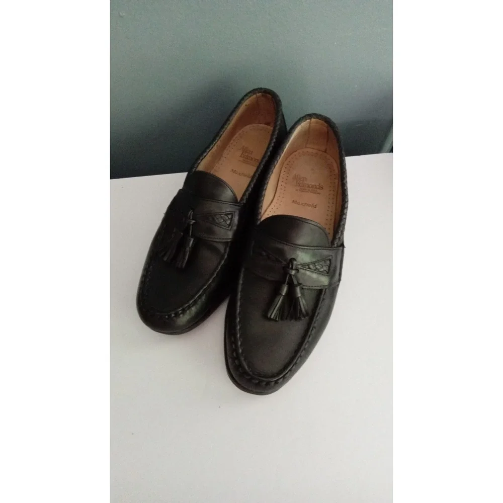 Allen‎ Edmonds Maxfield Tassel Loafers Leather Dress Shoes Black